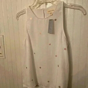 NWT Anthropologie cloth & stone sleeveless blouse